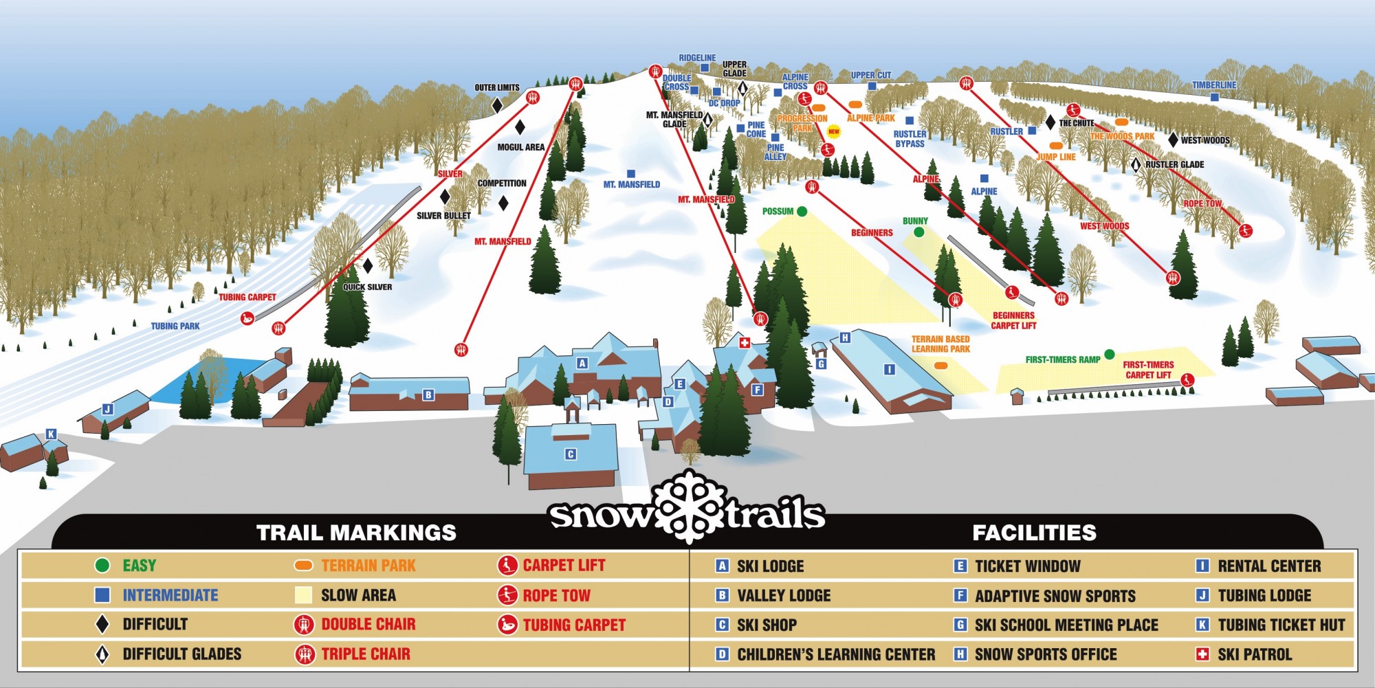 Trail-Map-25-26-with-new-burst-for-Alpine-Rope-Tow_Snow-Trails_Mansfield-Ohio